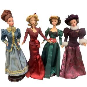 Barbie Collection holiday Hallmark Barbies Great Condition No Boxes